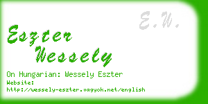 eszter wessely business card